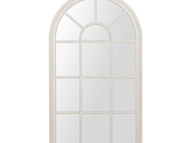 ESPEJO VENTANA BLANCO, 140 cm.